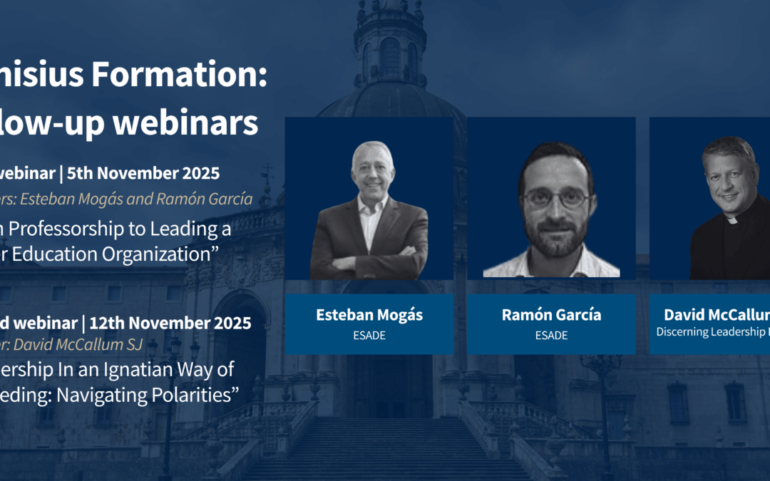 Canisius Formation Follow-up Webinars: Ignacian Leadership