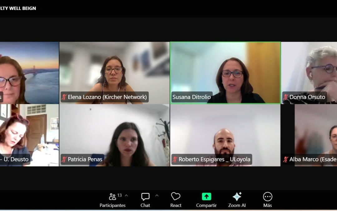 Well-Being Group: Second Virtual Meeting